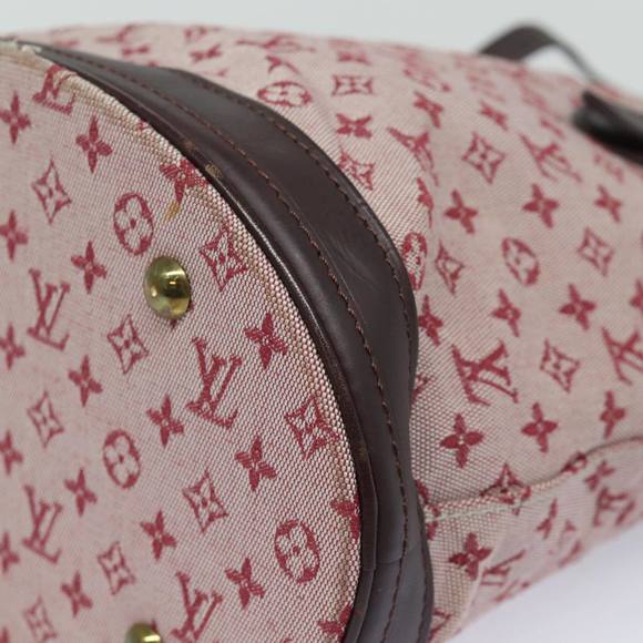 LOUIS VUITTON Monogram Mini Bucket PM Shoulder Bag Cherry LV Auth 81296 - Picture 15 of 16